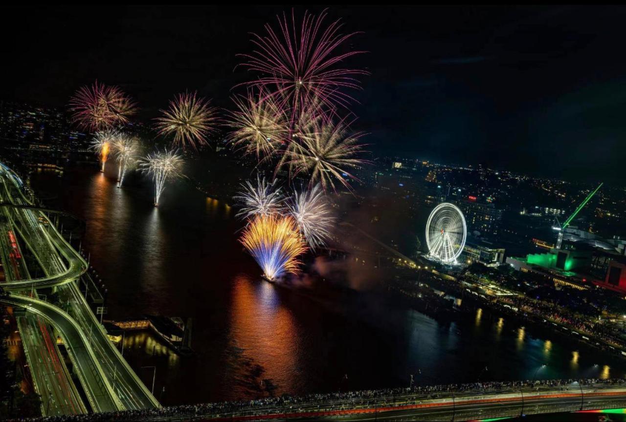 Brisbane Riverfront Oasis 2Bed Panoramic Riverview Luaran gambar